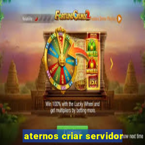 aternos criar servidor